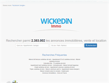 Tablet Screenshot of immo.wickedin-fr.com