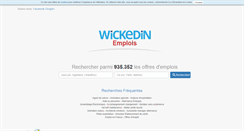 Desktop Screenshot of emplois.wickedin-fr.com