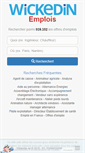 Mobile Screenshot of emplois.wickedin-fr.com